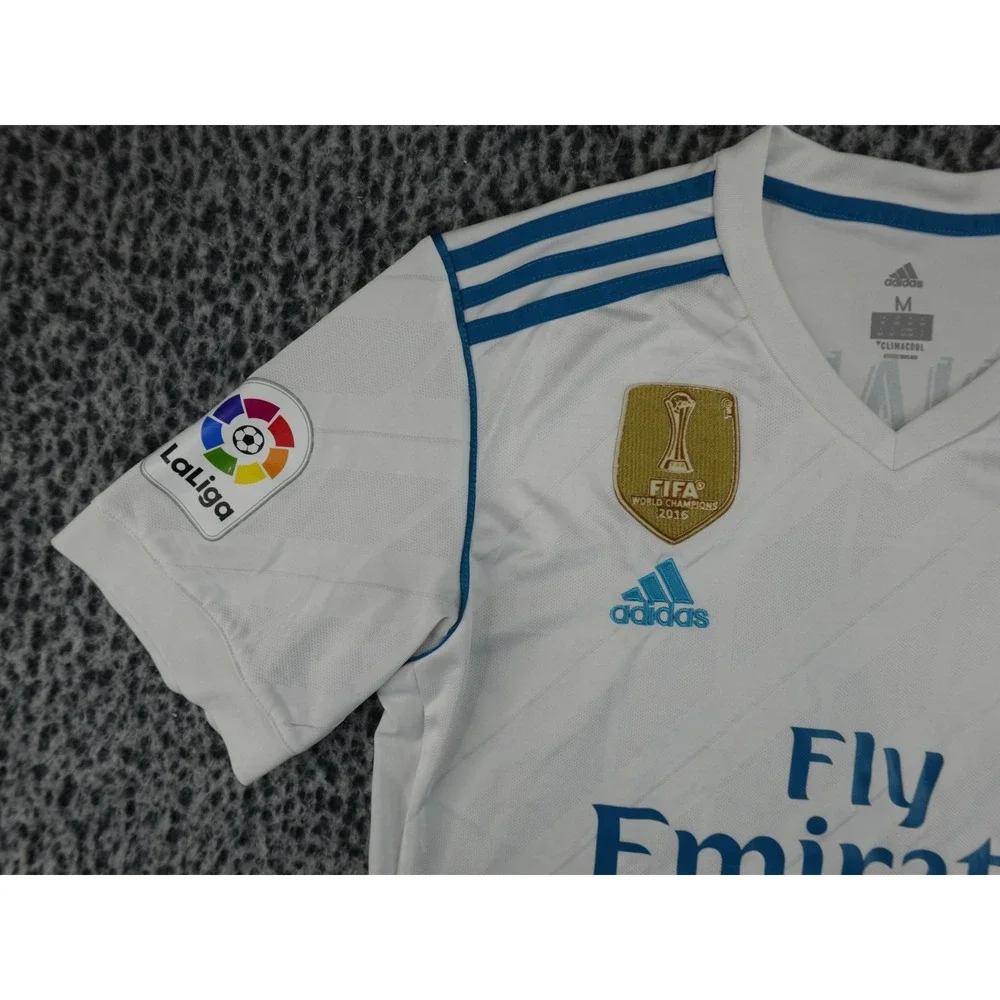 Adidas CR7 Real‎ Madrid 17-18 Home Jersey Mens Medium White FIFA Patch Climacool